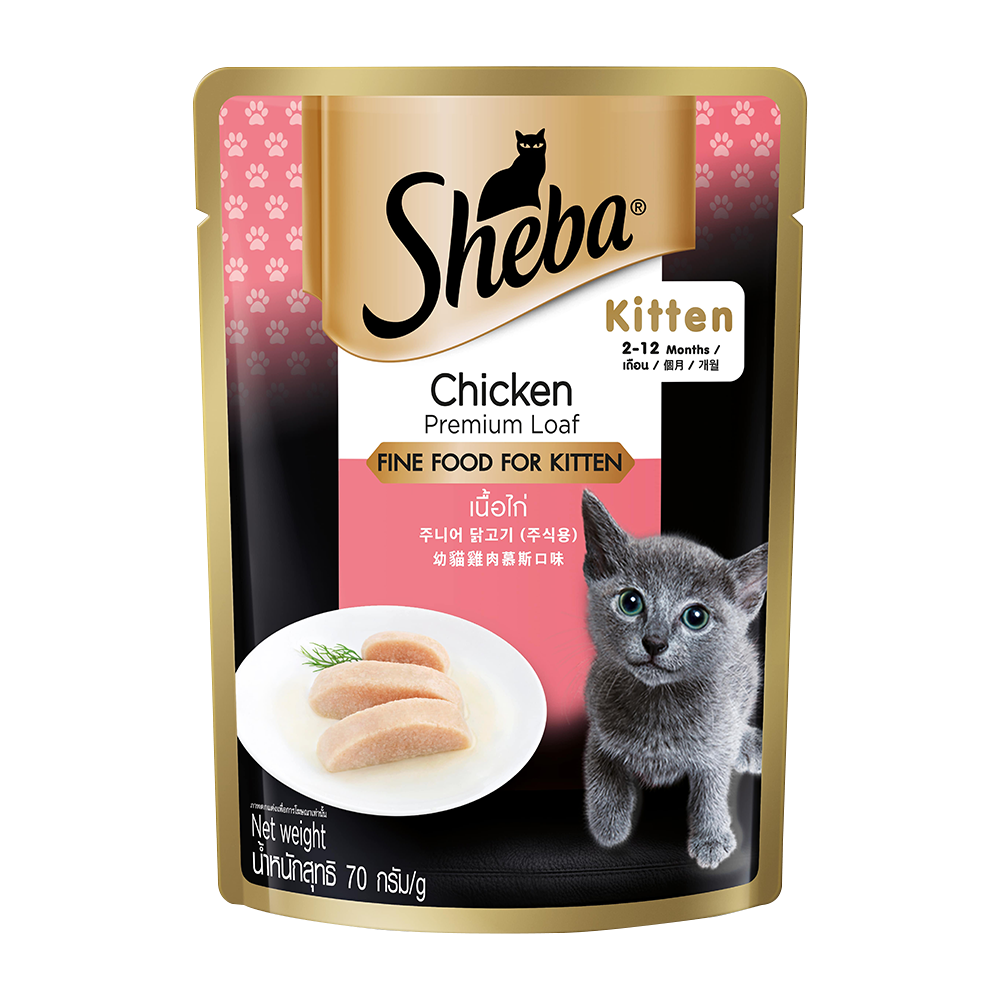 Sheba Chicken Loaf For Kitten 2 12 months Fine Wet Cat Food