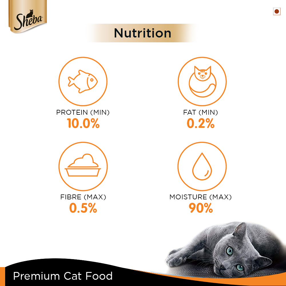 Sheba® Complete Nutrition Succulent Chicken Breast In Gravy Cat Wet Food (24x85g) - 6