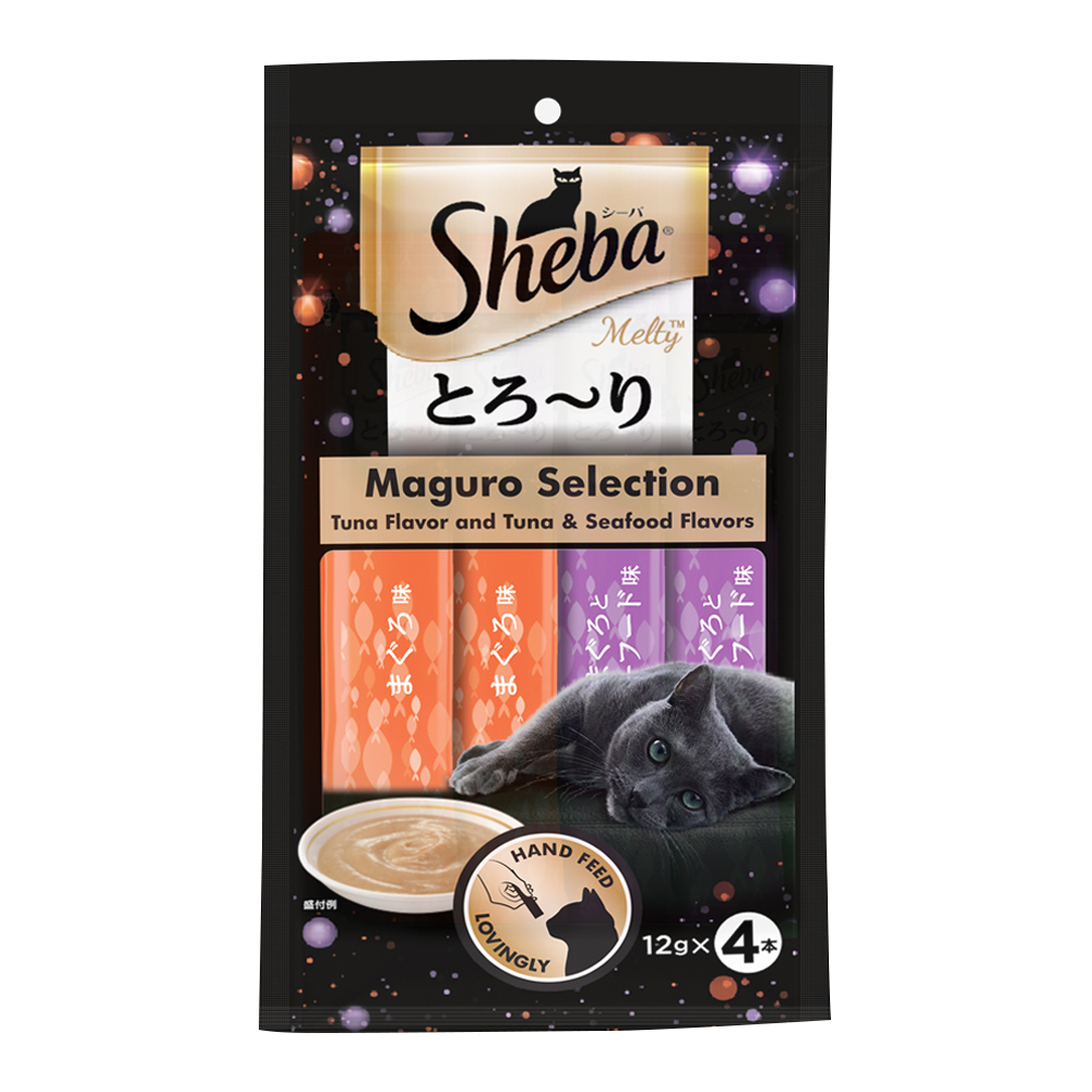 Sheba® Melty Premium Cat Stick Treat For All Life Stages, Tuna & Tuna-Seafood - 1