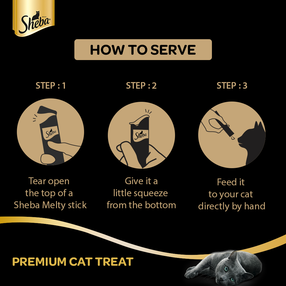 Sheba® Chicken & Chicken Whitefish Sasami Selection Melty Premium Cat Treats (48g) - 4