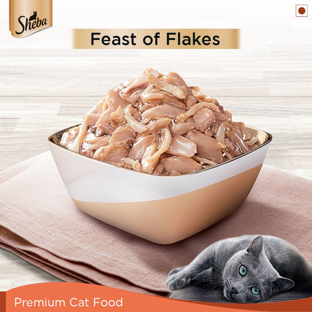Sheba® Adult Rich Premium Wet Cat Food, Fish with Sasami (35g) - 3