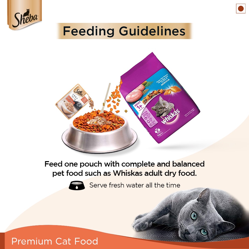 Sheba® Adult Rich Premium Wet Cat Food, Fish with Sasami (35g) - 5
