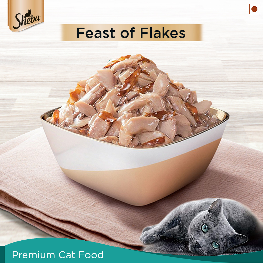Sheba® Rich Premium Wet Adult Cat Food (Fish with Dry Bonito Flake) (35g) - 3