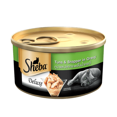Sheba® Tuna White Meat & Snapper In Gravy 