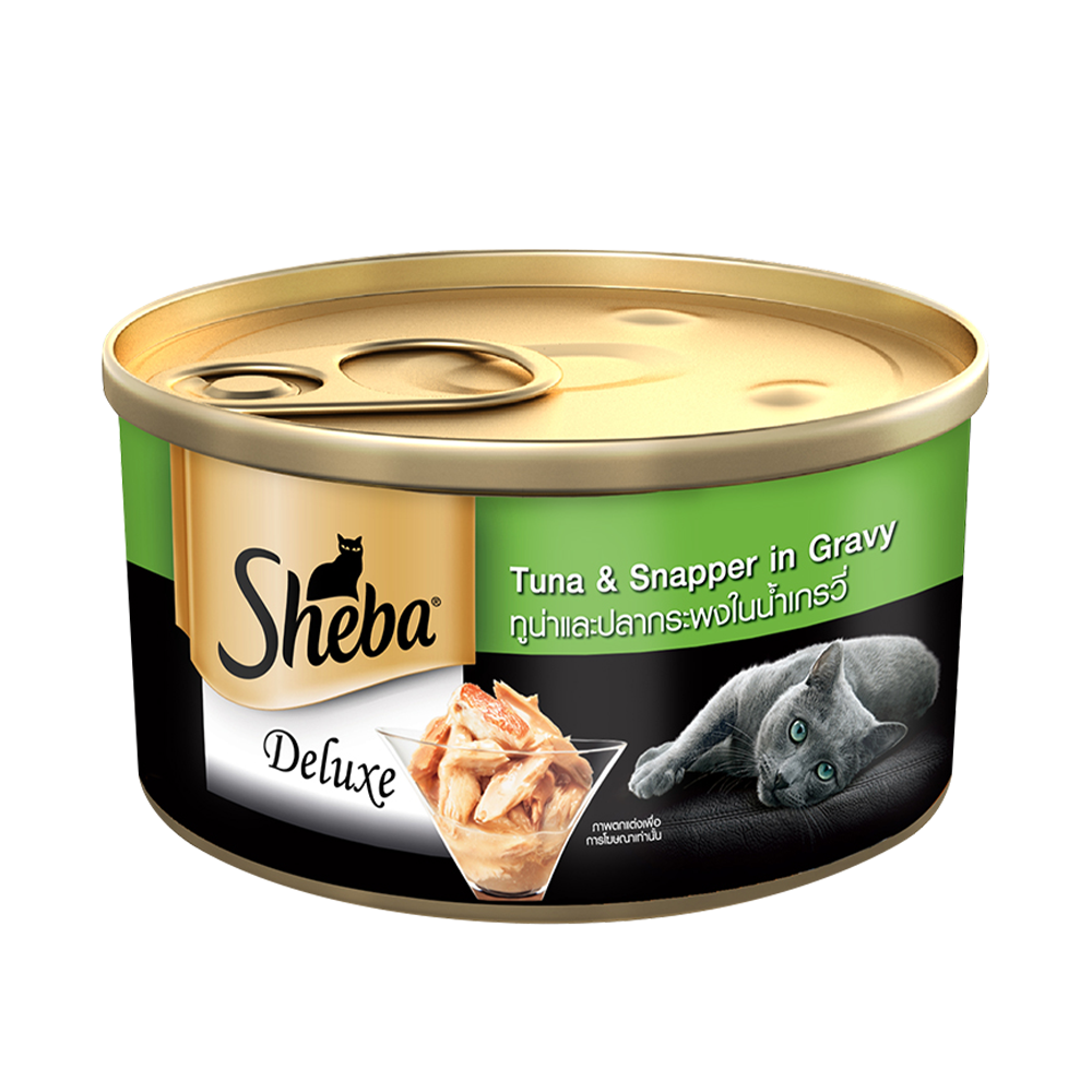 Sheba® Tuna White Meat & Snapper In Gravy 